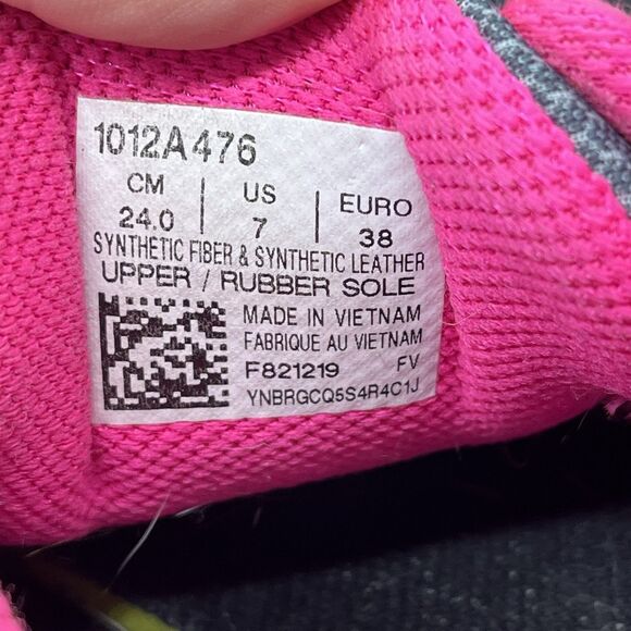 Women's Asics Gel Venture 7 Trail Running Shoes Size 7 1012A476 pink gray - Picture 6 of 7